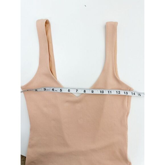 L Space Arizona Ribbed One Piece Swimsuit Desert Rose Size 8 - Picture 14 of 15